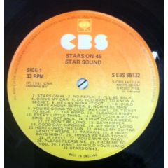 Stars On 45 - Stars On 45 - Long Play Album - CBS