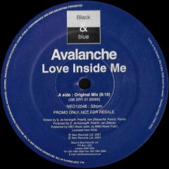 Avalanche - Avalanche - Love Inside Me - Black & Blue