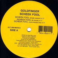 Goldfinger - Goldfinger - Scheek Fool - Ultrax Records