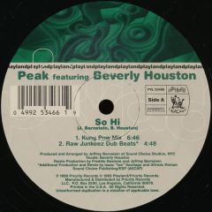Peak Feat Beverly Houston - Peak Feat Beverly Houston - So Hi - Playland