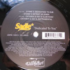 Sadie - Sadie - Dedicated To You - Clubvision Recordings