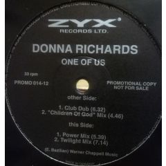 Donna Richards - Donna Richards - One Of Us - ZYX Music