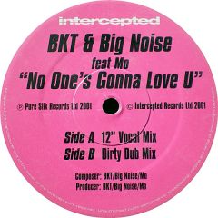 Bkt & Big Noise - Bkt & Big Noise - No One's Gonna Love You - Intercepted