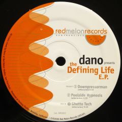Dano Presents - Dano Presents - The Defining Life EP - Red Melon
