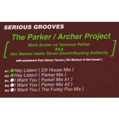 The Parker / Archer Project - The Parker / Archer Project - Hey Listen! - Serious Grooves