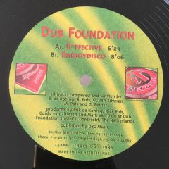 Dub Foundation - Dub Foundation - E Ffective - It Records 15
