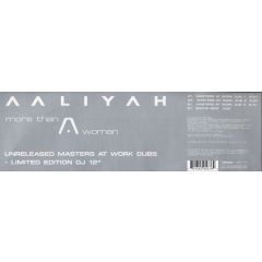 Aaliyah - Aaliyah - More Than A Woman (Masters  At Work Dubs) - Virgin