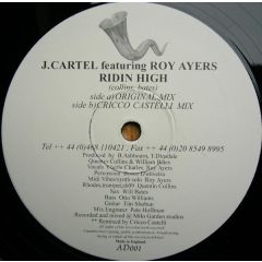J Cartel Feat Roy Ayers - J Cartel Feat Roy Ayers - Ridin High - Admix