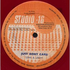 Love & Unity / Seargent Pepper - Love & Unity / Seargent Pepper - Just Dont Care / Cut From Master Tape - Studio