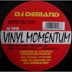 DJ Demand - DJ Demand - There Can Be Only One - Vinyl Momentum