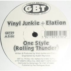 Vinyl Junkie & Elation - Vinyl Junkie & Elation - One Style - GBT