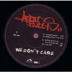 Audio Bullys - Audio Bullys - We Don't Care - Astralwerks