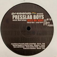 Presslaboys - Presslaboys - Taste My Body - Presslab