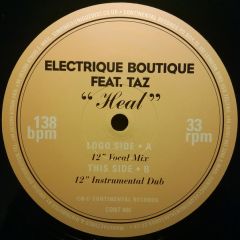 Electrique Boutique Ft Taz - Electrique Boutique Ft Taz - Heal - Continental 
