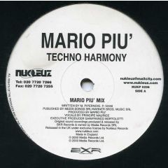 Mario Piu - Mario Piu - Techno Harmony - Nukleuz
