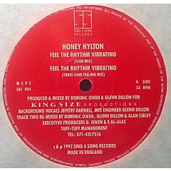 Honey Hylton - Honey Hylton - Feel The Rhythm Vibrating - Sing A Song Records