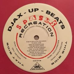 Spasms - Spasms - Recreation (Clear Red Vinyl) - Djax Up Beats