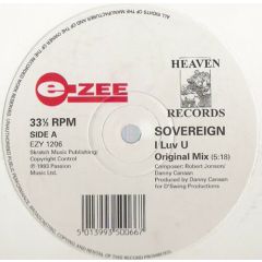 Sovereign - Sovereign - I Love U - E-Zee