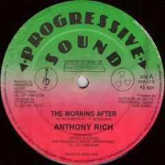 Anthony Rich - Anthony Rich - The Morning After - 	Progressive Sound