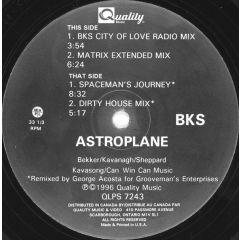 BKS - BKS - Astroplane - Quality Music