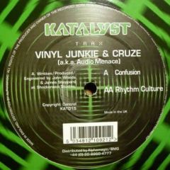 Vinyl Junkie & Cruz - Vinyl Junkie & Cruz - Confusion - Katalyst Trax
