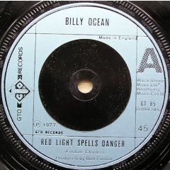 Billy Ocean - Billy Ocean - Red Light Spells Danger - GTO