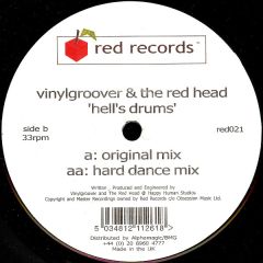 Vinylgroover & The Red Head - Vinylgroover & The Red Head - Hells Drums - Red Record