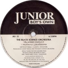 Black Science Orchestra - Black Science Orchestra - Altered States EP - Junior Boys Own