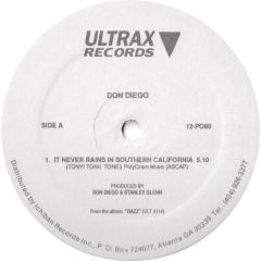 Don Diego - Don Diego - It Never Rains In Southern California - Ultrax Records