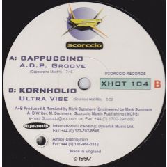 Cappuccino / Kornholid - Cappuccino / Kornholid - ADP Groove - Scorccio