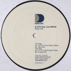 Atfc Feat. Lisa Millett - Atfc Feat. Lisa Millett - Sleep Talk - Defected