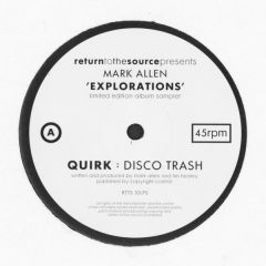 Quirk / Electric Tease - Quirk / Electric Tease - Explorations - Return To The Source
