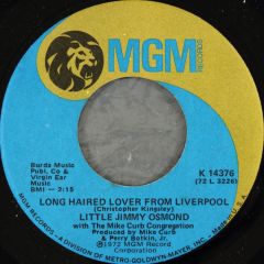 Little Jimmy Osmond - Little Jimmy Osmond - Long Haired Lover From Liverpool - Mgm Records