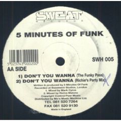 5 Minutes Of Funk - 5 Minutes Of Funk - Don't You Wanna - Sweat