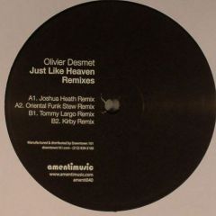 Olivier Desmet - Olivier Desmet - Just Like Heaven (Remixes) - Amenti Music
