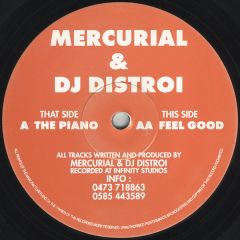 Mercurial & DJ Distroi - Mercurial & DJ Distroi - The Piano - Prophet Records