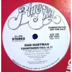Dan Hartman - Dan Hartman - Countdown/This Is It / Instant Replay - Blue Sky