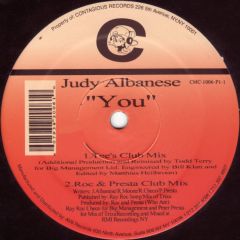 Judy Albanese - Judy Albanese - You - Contagious Records