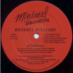 Wendell Williams - Wendell Williams - Everybody - Minimal