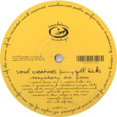 The Soul Creatures Featuring Gill Hicks - The Soul Creatures Featuring Gill Hicks - Mystery To You - Touchdown Recordings