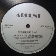 Lincoln & The Continentals - Lincoln & The Continentals - Change Our Ways - Ardent Records