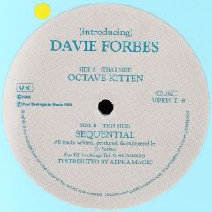 Davie Forbes - Davie Forbes - Octave Kitten (Blue Vinyl) - Uprising Trance