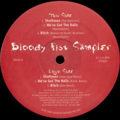 Various Artists - Various Artists - Bloody Fist Sampler - Industrial Strength Records