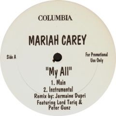 Mariah Carey - Mariah Carey - My All - Columbia