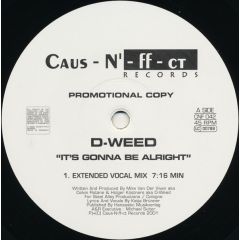 Dweed - Dweed - It's Gonna Be Alright - Caus-N'-ff-ct