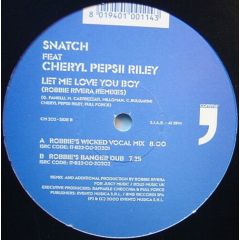 Snatch Feat Cheryl Pepsi Riley - Snatch Feat Cheryl Pepsi Riley - Let Me Move You Boy (Blue Vinyl) - Comma