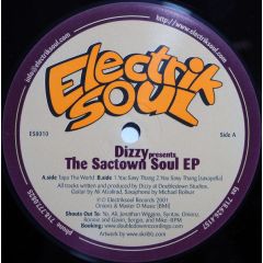 Dizzy - Dizzy - The Sactown Soul EP - Electrik Soul