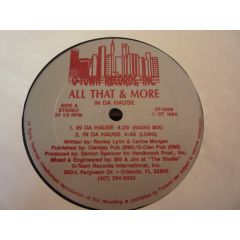 All That & More - All That & More - In Da House - O-Town Records