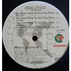 Mint Condition - Mint Condition - You Dont Have To Hurt No More - Perspective