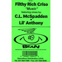 Filthy Rich Criso - Filthy Rich Criso - Music - Bean Records